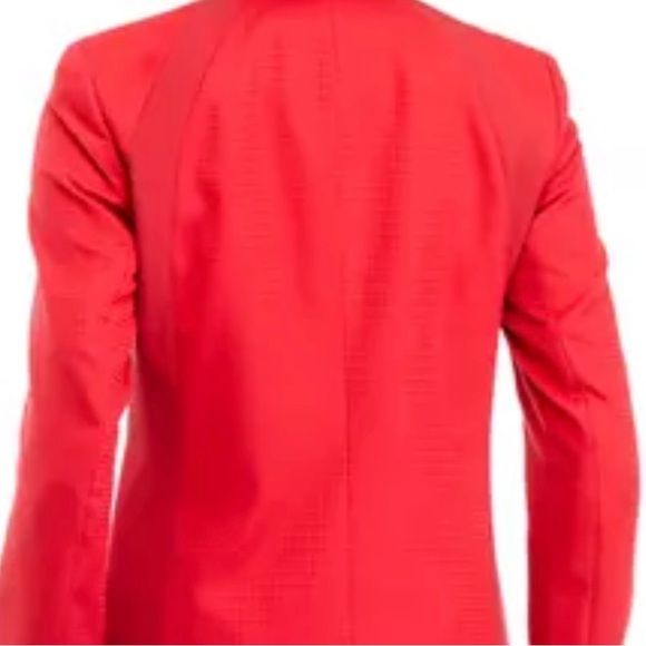 Le Suit Women's Red Jacket Blazer With Hook and Eye Closure Sz 16 NWT - Picture 4 of 15